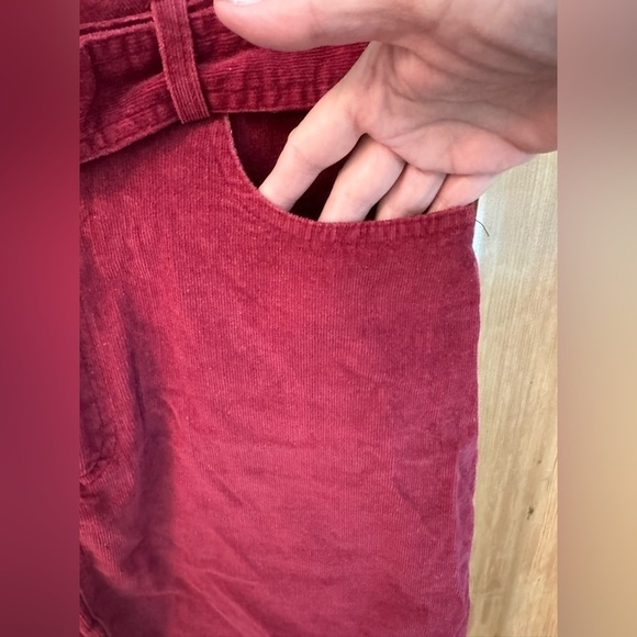 Women’s Raspberry Corduroy Mini Skirt. Bought in England - US Size 6 - Picture 4 of 10